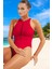 Modern Halter Mayo Uv Korumalı Şık Detaylı Plaj Mayosu Su Sporları Için Swimsuit 1