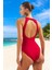 Modern Halter Mayo Uv Korumalı Şık Detaylı Plaj Mayosu Su Sporları Için Swimsuit 2