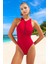 Modern Halter Mayo Uv Korumalı Şık Detaylı Plaj Mayosu Su Sporları Için Swimsuit 3