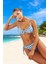 Modern Desenli Bikini Takımı Klora Dayanıklı Ergonomik Kesim Premium Kalite Su Sporları Için 1