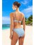 Modern Desenli Bikini Takımı Klora Dayanıklı Ergonomik Kesim Premium Kalite Su Sporları Için 2