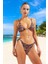 Modern Desenli Bikini Takımı Su Sporları Için Şık Detaylı Uv Korumalı Hızlı Kuruyan 1