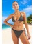 Modern Üçgen Bikini Takımı Ergonomik Kesim Uv Korumalı Klora Dayanıklı Yaz Koleksiyonu 3