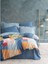 Cotton Box Modern Çift Kişilik Nevresim Takımı Cosy Mavi 4