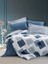 Cotton Box Modern Çift Kişilik Nevresim Takımı Solito Indigo 5