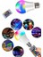 Ayarlanabilir Parlaklık Rgb LED Ampul Beyaz Lamba ve Renkli Ampul 3