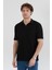Basic Polo Yaka Jakarlı Tişört 1