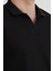 Basic Polo Yaka Jakarlı Tişört 5