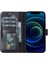 Apple iPhone 13 Pro Uyumlu Deri Cüzdanlı Kılıf Rst1 Siyah 2