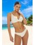 Modern Üçgen Bikini Takımı Plaj ve Havuz Için Özel Tasarım Uv Korumalı Klora Dayanıklı 1