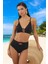 Modern Desenli Bikini Takımı Esnek Kumaş Premium Kalite Uv Korumalı Şık Detaylı Ergonomik Kesim 3