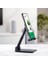 Siyah Aynalı Cep Telefonu Sabitleyici Stand Katlanabilir Ayarlanabilir Telefon Standı 5