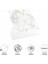 Decohandy Pvc Yer Karosu 30X30CM 4'lü Paket - Mermer Desenli Beyaz 0,36M2 2