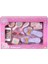 4376 Pretty Pinky Kokoş Terlik Gözlük Tarak Set -Sunman 1