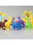 683 Toy Play 12 Parça Renkli Mini Dinozor Figür Seti 4-6 cm 4