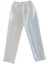 Kadın Beli Lastikli Ön Dikiş Detaylı Dekoratif Çift Düğmeli Nude Slim Fit Pantolon 3