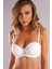 Gala Balconette Foam Cup Bra, Ekru Konforlu ve Şık Sütyen, Strapless 5