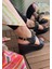 Gitay Siyah Cilt Dolgu Topuk Sandalet 2