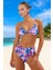 Modern Desenli Bikini Takımı Hızlı Kuruyan Uv Korumalı Ergonomik Kesim Özel Tasarım 3