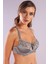 Giselle Half Padded Bra, Gri Toparlayıcı Konforlu ve Şık Sütyen 3