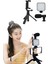 Tripod Telefon Tutucu Kumandalı Mikrofon LED Işık Vlog Video Kayıt 4