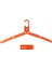 Seyahat Askısı Katlanabilir Tasarım Alüminyum Alaşımlı Yüksek Mukavemetli Hafif Katlanır Elbise Askısı Ev Tirp Turuncu (Yurt Dışından) 2