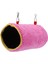 Küçük Pet Kuşlar Asılı Kafes Yatak Papağan Sincap Sıcak Tünel Hamak Evi (Pembe L) (Yurt Dışından) 1