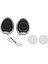 Adet Araba Tweeter'ları 98DB 1000W Kubbe Iç Stereo Ses Hoparlörü Ses Sistemi Için Gümüş (Yurt Dışından) 1