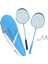 2 Adet Badminton Raketleri Seti Açık Arka Bahçe Oyunları Için Hafif Badminton Raketleri Raketle Yetişkinler ve Gençler Için Taşıma Çantası Gök Mavisi (Yurt Dışından) 1