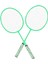 Badminton Raketi 2 Top ile El Göz Koordinasyonu Egzersiz Eğitici Oyuncak Çocuklar Yetişkinler Için Floresan Yeşil (Yurt Dışından) 5