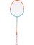 Badminton Raketleri Seti Açık Arka Bahçe Oyunları Dahil 2 Badminton Raketleri 1 Taşıma Çantası Acemi Oyuncular Için Demir Alaşımlı Mavi Turuncu (Yurt Dışından) 4