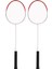 2 Adet Badminton Raketi Alaşım Ultra Hafif Spor Aksesuarı Eğitim Yarışması Için Kırmızı (Yurt Dışından) 1