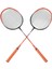 2 Oyuncu Badminton Raketi Seti Ferroalyaj Entegre Acemi Amatör Birincil Eğitim (Yurt Dışından) 3
