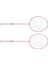 K1134 Badminton Raketi Seti Bölünmüş Demir Alaşımlı Badminton Raketi Seti Depolama Kovası Saklama Çantası Pembe (Yurt Dışından) 4