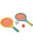 Çocuk Badminton Raketi Kaymaz Dalı Elastik Taşınabilir Tenis Raketi Seti Çocuklar Için 2 Raketleri 2 Topları Mavi Sarı (Yurt Dışından) 3