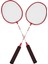 2 Adet Badminton Raketleri Yetişkinler Gençler Için Demir Alaşımlı Kaymaz Badminton Raketleri Seti Naylon Raketle Taşıma Çantası Açık Arka Bahçe Oyunları Kırmızı (Yurt Dışından) 4