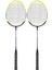 1 Çift Yeşil Badminton Raketi Seti Moda Hafif Rahat Kavrama Kaymaz Badminton Raketi (Yurt Dışından) 2