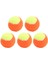 5 Adet 6 cm Ka Tenis Topları Elastik Squash Topu Basınç Giderici Toplar Eğitim Eğlence Turuncu (Yurt Dışından) 5