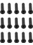 15 Adet / Takım Tenis Raketi Tel Koruma Tüpü Dalı Tenis Raketi Çekme Tools3. 6X15MM Tek Tel Delik (Yurt Dışından) 4