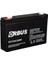 Fırsat Byr 6 Volt 7 Amper Kuru Akü (150 * 30 * 94 Mm) Yeni 1