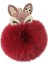 Sevimli Mini Tilki Kolye Anahtarlıklar Kadınlar Için Kızlar Kabarık Kürk Anahtarlık Zincirleri Ponpon Topu Rhinestone Araba Anahtarlık Tutucu Charm Çanta (Yurt Dışından) 1