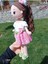 Elite 32 cm Kahverengi Saçlı El Örgüsü Amigurumi Kız Bebek - El Yapımı Özel Tasarım 1 Adet 3