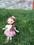 Elite 32 cm Kahverengi Saçlı El Örgüsü Amigurumi Kız Bebek - El Yapımı Özel Tasarım 1 Adet 5
