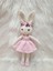 Amigurumi Organik Örgü Oyuncak Uyku Arkadaşı Tavşan 1 Adet 1