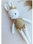 Tavşan - Harika Hayvanlar Serisi Doğal Amigurumi Oyuncak 30 cm 1 Adet 4