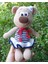 Denizci Ayıcık Amigurumi Organik Oyuncak 1 Adet 1