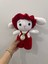 El Yapımı Çilek Detaylı Tavşan – Amigurumi Oyuncak 1 Adet 3