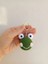 Amigurumi Sevimli Kurbağa Anahtarlık 1 Adet 3