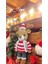 Elite Amigurumi %100 El Yapımı Örgü Kırmızı Elbiseli Oyuncak Geyik 1 Adet 5