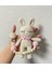 Amigurumi Örgü Oyuncak Fındık Tavşan + Emzik Zinciri 1 Adet 1